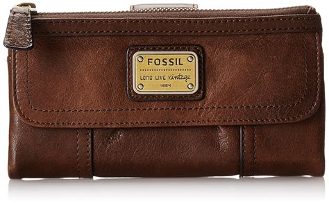 fossil leather wallet